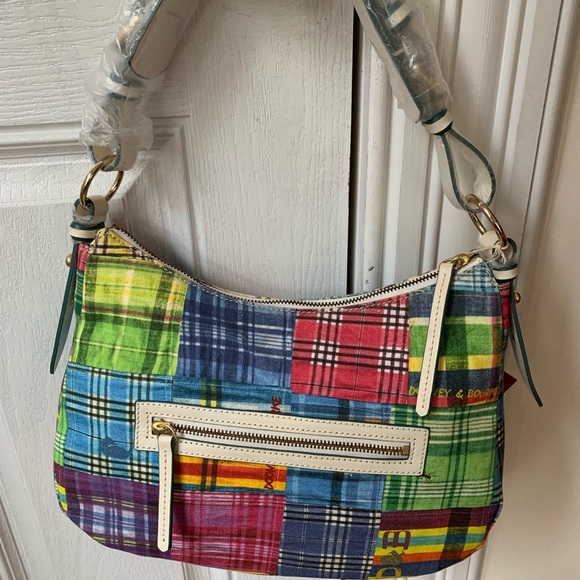 Dooney and Bourke Madras Picnic Plaid purse - Picture 2 of 9